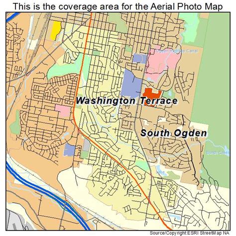 Aerial Photography Map of South Ogden, UT Utah