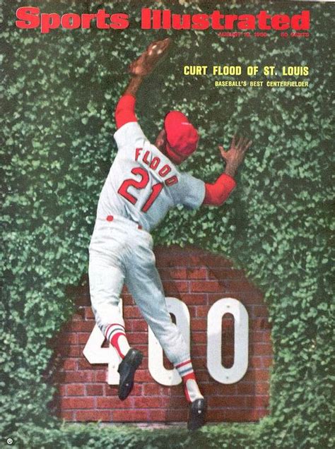 St. Louis Cardinals Curt Flood Sports Illustrated Cover Art Print by ...