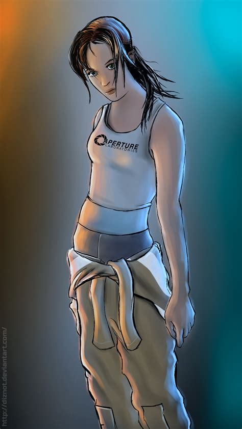 Chell Portal 2 by DizNot on DeviantArt