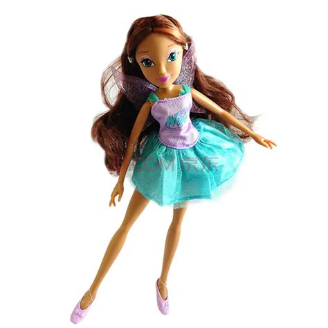 New arrival Winx Club Ballerina Fairy Fashion Dolls with wings Girl Toys Birthday Gift Layla-in ...