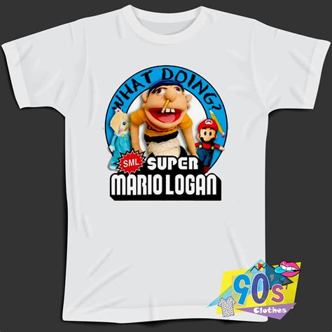 Jeffy Super Mario Logan T Shirt On Sale - 90sclothes.com