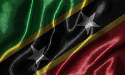 Wallpaper by Saint Kitts and Nevis flag and waving flag by fabric ...