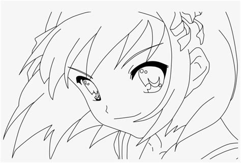 Anime Face Coloring Pages - Cool Anime Coloring Pages Transparent PNG - 1920x1200 - Free ...