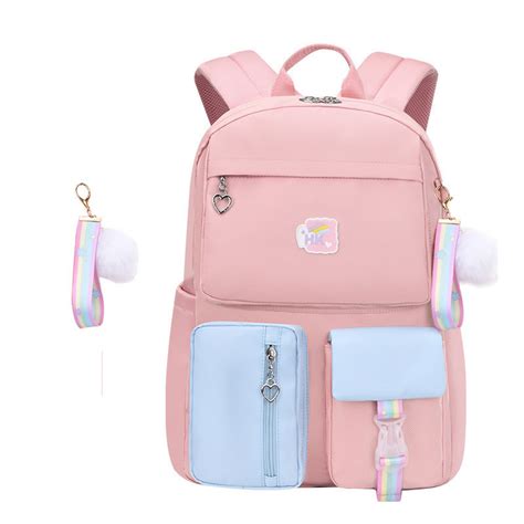 Primary School Backpack Rainbow Waterproof School Bag