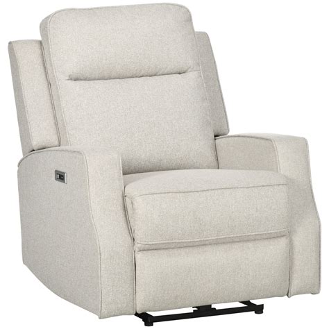 HOMCOM Electric Power Recliner Armchair with USB Port, Sofa Recliner ...