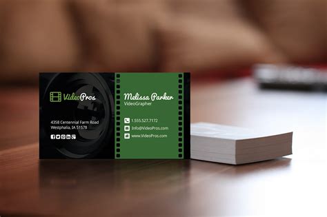 Videography Business Card ~ Business Card Templates on Creative Market