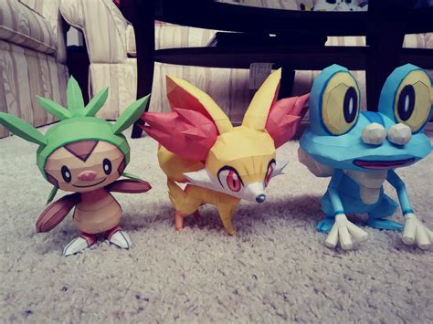 Kalos Region Starters by Amber2002161 on DeviantArt