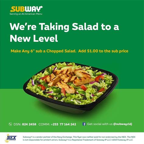 Subway Salad Bowls are... - Subway Camp Lemonnier, Djibouti