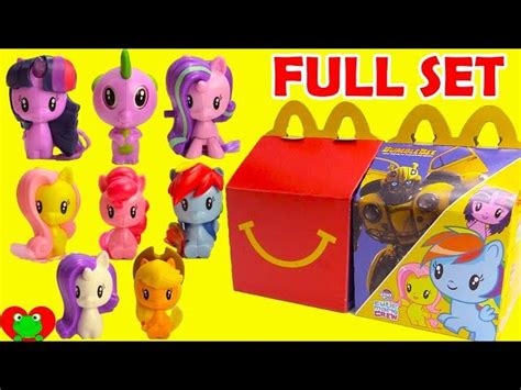 2018 My Little Pony McDonald's Happy Meal Toys Full Set - Videos For Kids