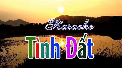 Tình Đất Karaoke Beat - YouTube