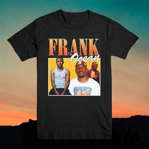 Frank Ocean Merch T Shirt Music Singer - Online Fashion Shopping