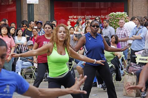 Picture Of Free Zumba Dance Class Being Held In Herald Squ… | Flickr