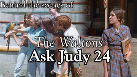 The Waltons - Ask Judy 24 - behind the scenes with Judy Norton - YouTube