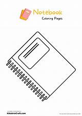 Notebook & Diary Coloring Pages For Kids – Free Printables  Art sketch template