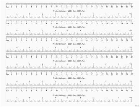 Free Printable Centimeter Ruler