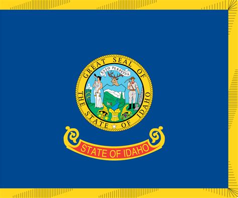 Idahoan Flag (Flag of Idaho) - US State - US State