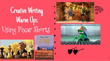 Creative Writing Journal Prompts using Pixar Shorts by Rachel's TPT Store