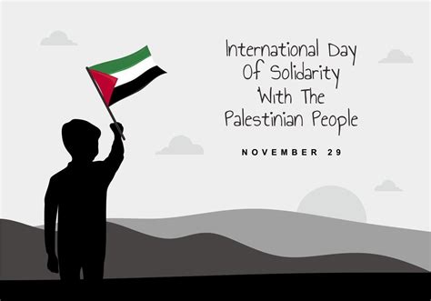 International day of solidarity with palestinian people 13744073 Vector Art at Vecteezy