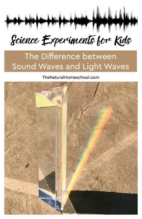 Easy Science Experiments for Kids ~ The Difference between Sound Waves and Light Waves - The ...