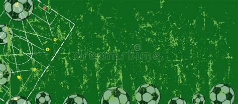 Soccer or Football Design Template, Banner or Background, W. Tactics Diagram Stock Vector ...