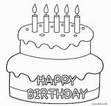 Free Printable Birthday Cake Coloring Pages For Kids  Cool2bKids sketch template