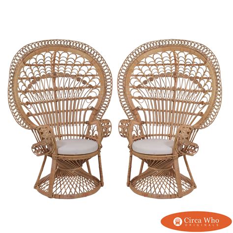 Pair of Peacock Classic Chairs | Circa Who