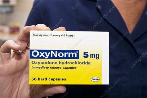 Pack of Oxynorm capsules - Stock Image - C016/7334 - Science Photo Library