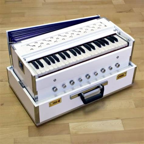 Indisches Harmonium Sat Nam Classic, Weiss | Instrumente selber bauen ...