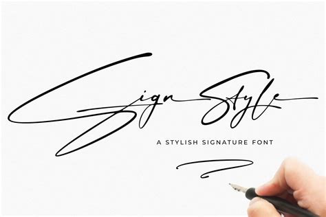 Sign Style Font - Dafont Free
