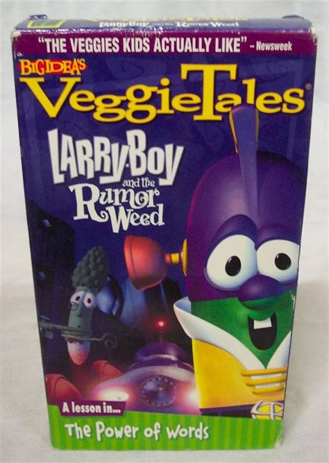 Veggie Tales LARRY-BOY AND THE RUMOR WEED VHS VIDEO | eBay