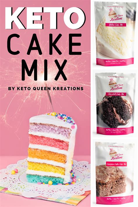 Keto Cake Mix by Keto Queen Kreations | Keto cake, Keto dessert, Keto ...