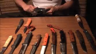 Dutch bushcraft knife collection 2014 - YouTube