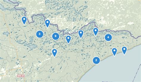 31 Superior National Forest Map - Maps Database Source