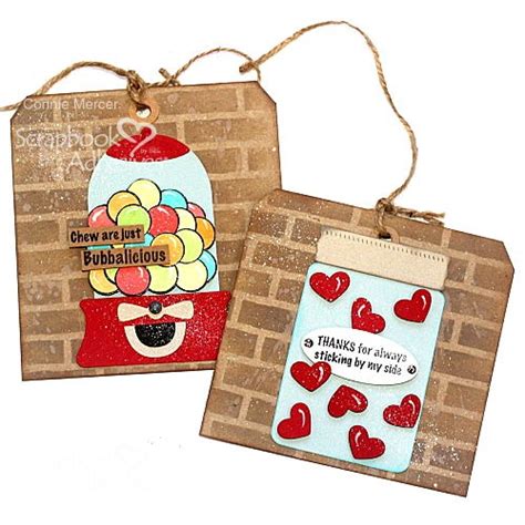 crafty goodies: Kraft Gift Tags with Scrapbook Adhesives by 3L~