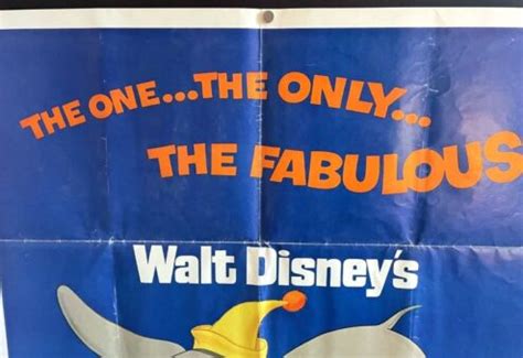 Dumbo (R1972) – Original One Sheet Movie Poster - Hollywood Movie Posters