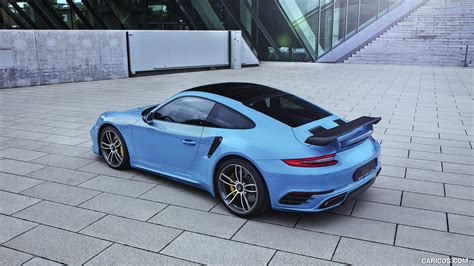 TECHART Porsche 911 Turbo S Coupe | 2017MY | Rear Three-Quarter