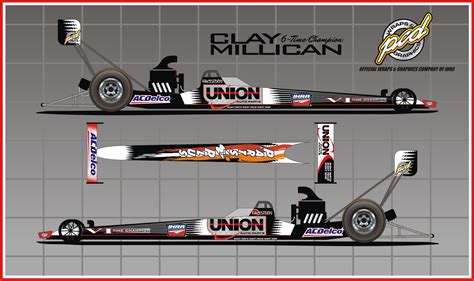 Six-time IHRA Top Fuel Champion Clay Millican to feature special design ...