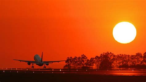 Airplane Sunset Wallpapers - Top Free Airplane Sunset Backgrounds - WallpaperAccess