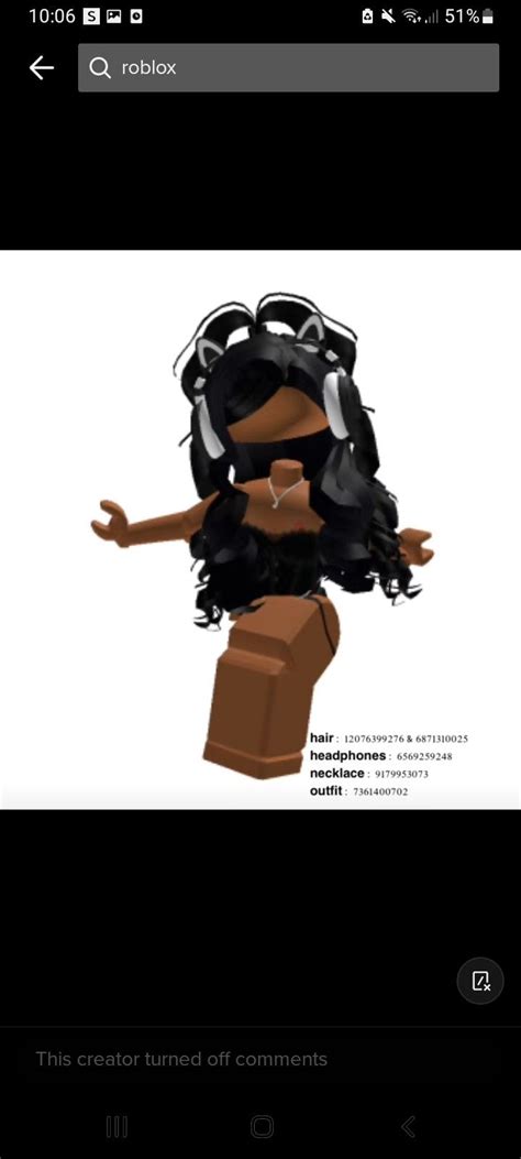 Black Hair Roblox Baddie Outfit Ideas