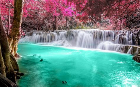 Thailand, Waterfall, travel, River, 5k, tourism, 4k, autumn, HD ...