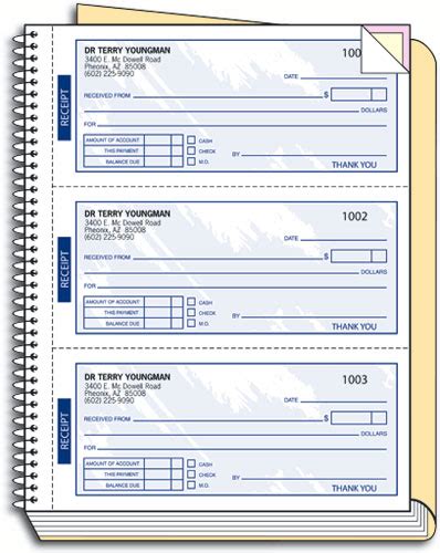 Personalized Receipt Book | SmartPractice Medical