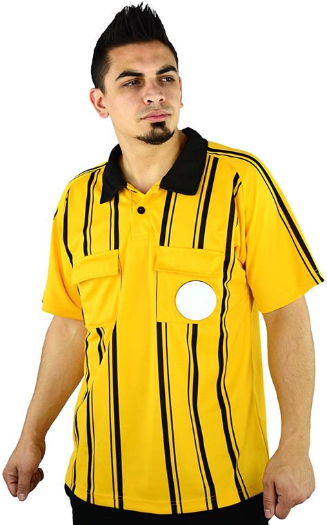 Soccer Referee Jersey - for Soccer Referee Uniforms - By Mato & Hash - Yellow CA2300 S - Walmart.com