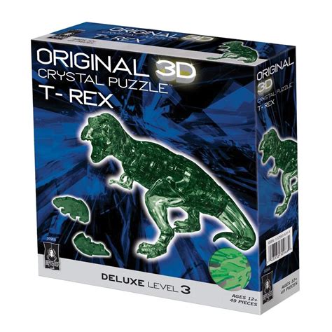 T-Rex - Deluxe 3D Crystal Puzzle . - Toy Sense