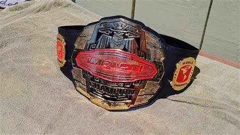 IMPACT WRESTLING WORLD CHAMPIONSHIP replica belt unboxing/review-ELT Championship Belts-Mateen ...