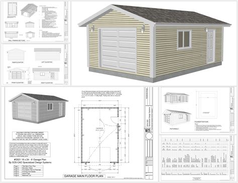 Garage Plans Pdf Dwg - JHMRad | #42229