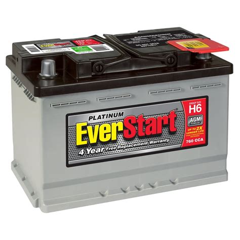 EverStart Platinum AGM Battery, Group H6 (12Volt/ 760CCA) - Walmart.com - Walmart.com