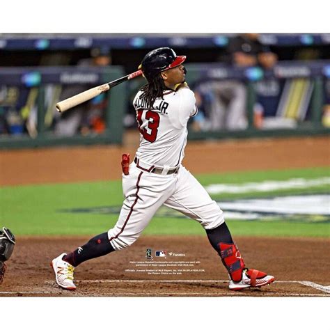 Ronald Acuna Jr. Atlanta Braves Home Run Hit Photograph