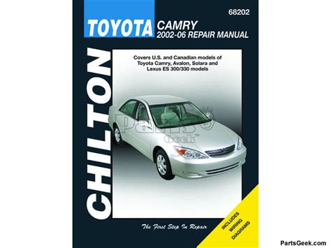 Toyota Camry Repair Manual - Service Manual - Chilton Haynes - 1999 1998 2000 1996 2003 2002 ...