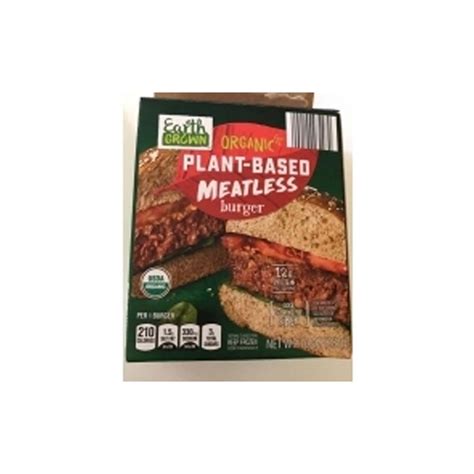 Earth Grown (ALDI) Plant-Based Meatless Burger (Ingredients Analysis) - Clean Food Facts