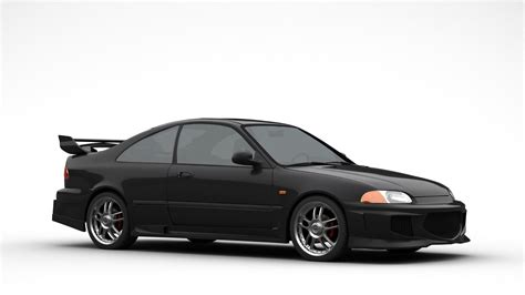 Honda Civic EJ1 Coupe - The Fast and the Furious 3D model | CGTrader